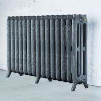 Arroll Montmartre 3 Column Radiator Cast Grey (W)1234mm (H)760mm