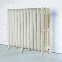 Arroll Montmartre 3 Column Radiator Cream (W)994mm (H)760mm