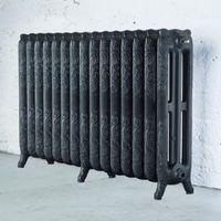 Arroll Montmartre 3 Column Radiator Anthracite (W)1234mm (H)760mm