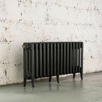 Arroll Neo-Classic 4 Column Radiator Pewter (W)874mm (H)460mm