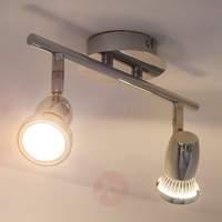 Arminius LED ceiling spotlight, 2-bulb