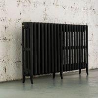 Arroll Neo-Classic 4 Column Radiator Black Primer (W)1114mm (H)660mm