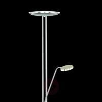 Around LED Floor Lamp Reading Arm Dimmable Chrome