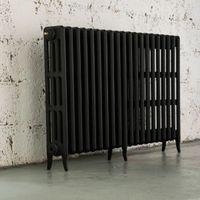 Arroll Neo-Classic 4 Column Radiator Black Primer (W)1114mm (H)760mm