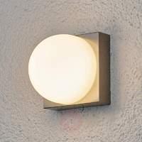 Ares LED outdoor wall light, stainless steel