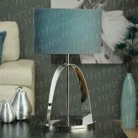 Arc Table Lamp with Grey Shade