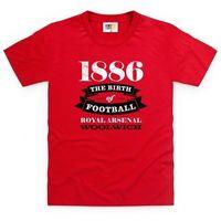 Arsenal - Birth of Football Kid\'s T Shirt