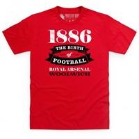 arsenal birth of football t shirt