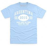 Argentina Tour 2015 Rugby T Shirt