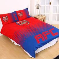 Arsenal Fc Fade Double Duvet Cover And Pillowcase Set