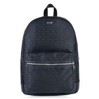 armani jeans logo print backpack