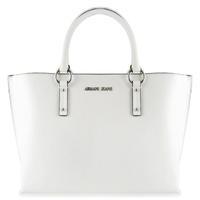 armani jeans east west tote bag