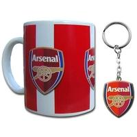 arsenal fc mug and key ring set