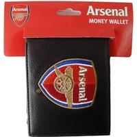 Arsenal FC Crest Embroidered Leather Wallet 2