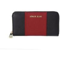 Armani Jeans ARMANI JEANS P.FOGLIO BLACK women\'s Purse wallet in multicolour