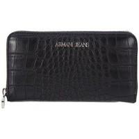 Armani Jeans ARMANI JEANS P.FOGLIO BLACK women\'s Purse wallet in multicolour