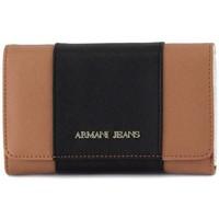 armani jeans giorgio armani pfoglio cuoio womens purse wallet in multi ...