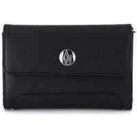 armani jeans giorgio armani pfoglio black womens purse wallet in multi ...