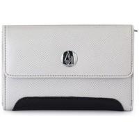 armani jeans giorgio armani pfoglio white womens purse wallet in multi ...