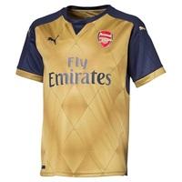 Arsenal Away Shirt 2015/16 - Kids Gold