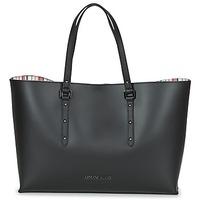 armani jeans gamoura womens shopper bag in black