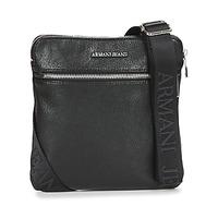 armani jeans chavour mens pouch in black