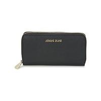 armani jeans dourio womens purse wallet in black