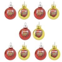 Arsenal Xmas Logo Baubles