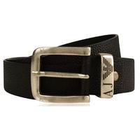 ARMANI JEANS Leather Buckle Belt