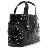 Armani Jeans Heart Black Patent Shopper