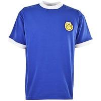 argentina 1960s away retro football shirt