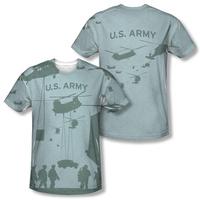 army airborne frontback print
