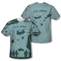 army airborne frontback print