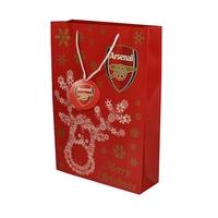 Arsenal Xmas Paper Gift Bag