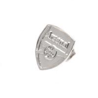 arsenal fc sterling silver stud earring