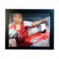 arsenal fc henry signed boot framed