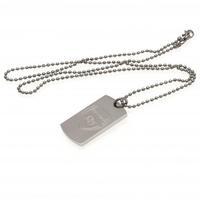 Arsenal F.C. Engraved Crest Dog Tag &amp;amp; Chain