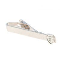 arsenal fc silver plated tie slide