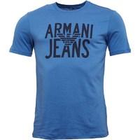 armani jeans mens t shirt blue