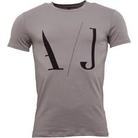 armani jeans mens t shirt grey