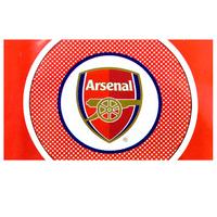 arsenal bullseye flag red