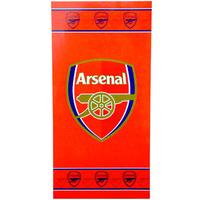 Arsenal Border Crest Towel (Red)