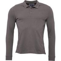 armani jeans mens long sleeve polo dark grey