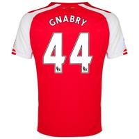 arsenal home shirt 201415 red with gnabry 44 printing red