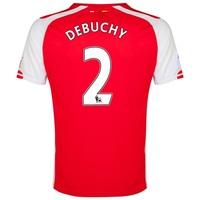 Arsenal Home Shirt 2014/15 with Debuchy 2 printing, Red