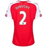 arsenal home shirt 201415 womens with debuchy 2 printing red