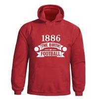 arsenal birth of football hoody red