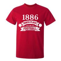 arsenal birth of football t shirt red kids