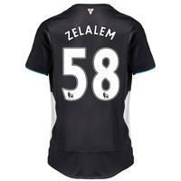 Arsenal Third Shirt 2015/16 - Kids Black with Zelalem 58 printing, Navy