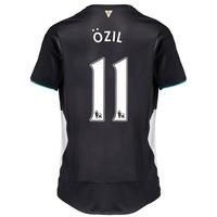 Arsenal Third Shirt 2015/16 - Kids Black with Özil 11 printing, Navy